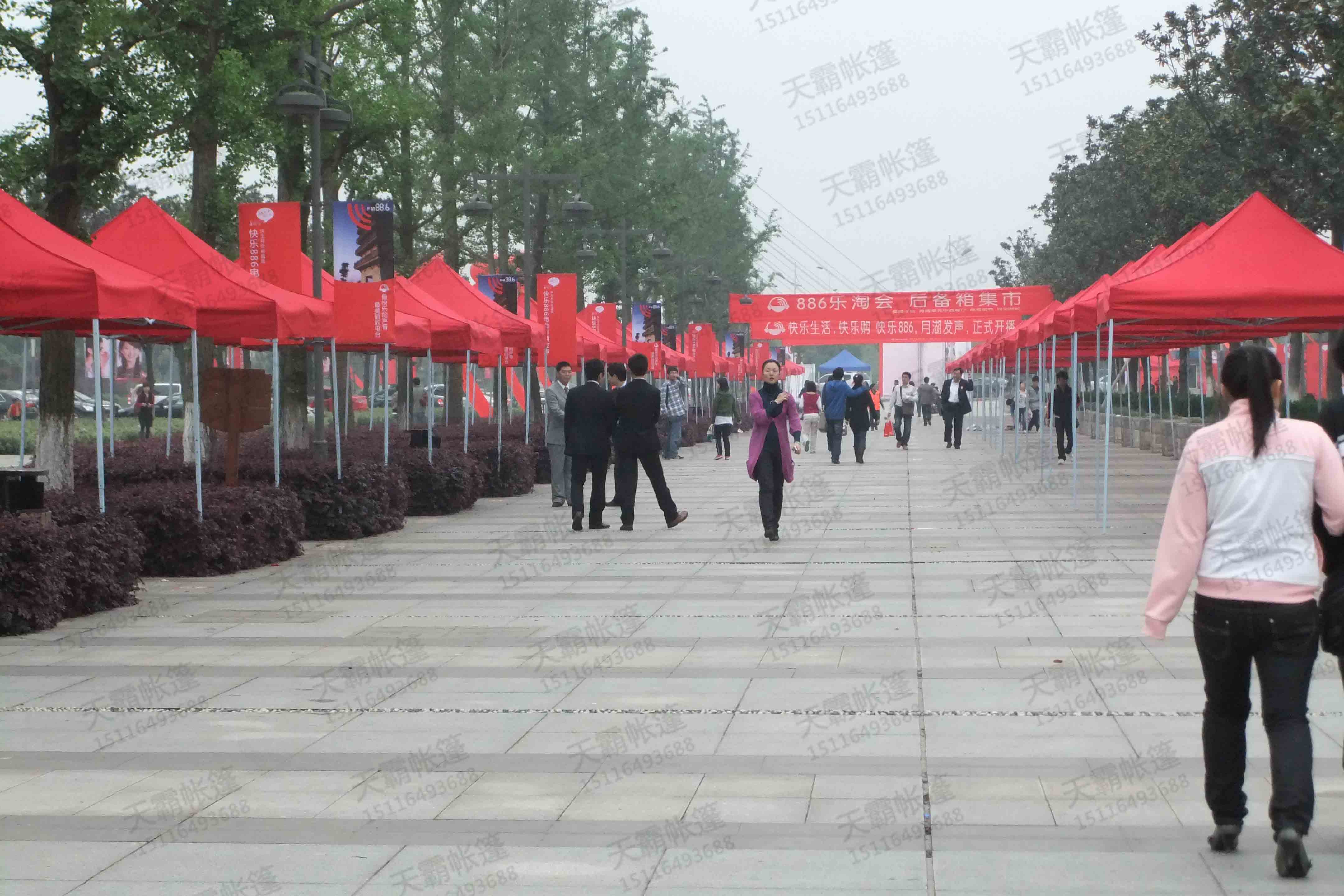 天霸帐篷提供广告帐篷出租服务